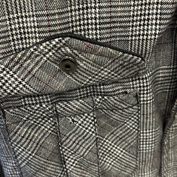 Zara Man Plaid Jacket Shaket with Hood Casual Windbreaker Med 6719/359/064 - Picture 12 of 13